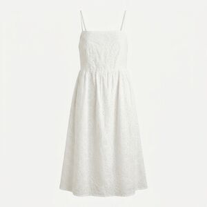 Zac & Rachel White Eyelet Lace Sleeveless Dress M